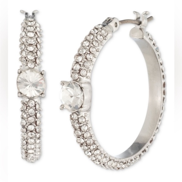 Givenchy Elegant Hoop Earrings NWT - Picture 1 of 3